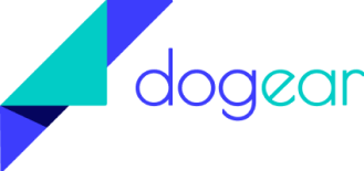 dogear logo, which resembles a folded corner of paper