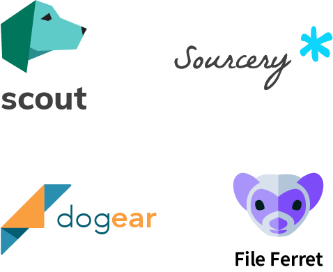 four logo and name options
